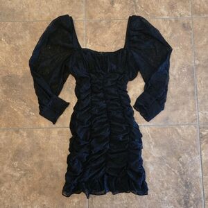 Black Laced | ZARA | Long Sleeve Mini